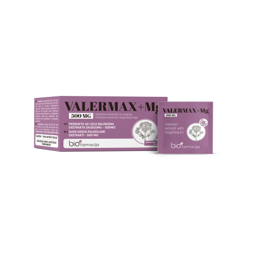 Product image of VALERMAX 500MG+MG N28