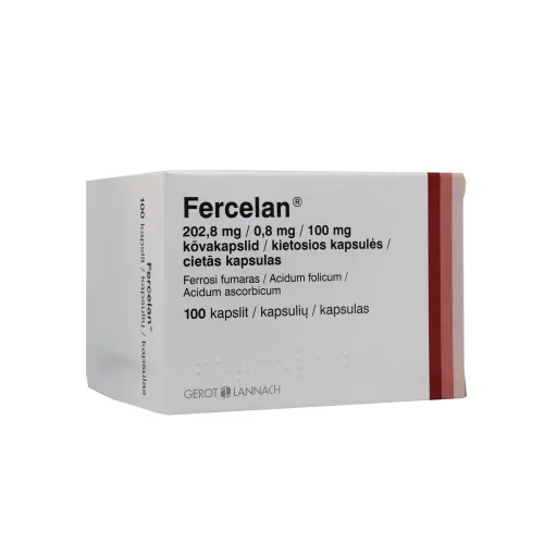 Product image of FERCELAN KAPSEL 202,8MG+0,8MG+100MG N100