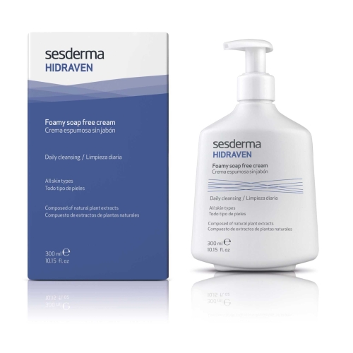 SESDERMA HIDRAVEN PUHASTUSVAHT NÄOLE JA KEHALE 300ML - Tootepilt 