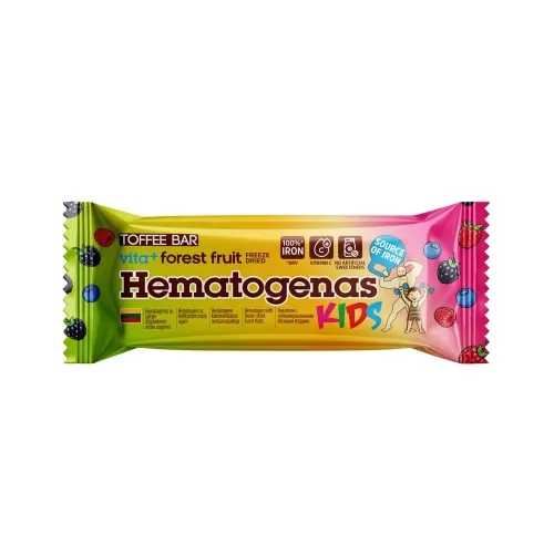 HEMATOGEEN VITA+KIDS METSAMARJADEGA 33G - Tootepilt 