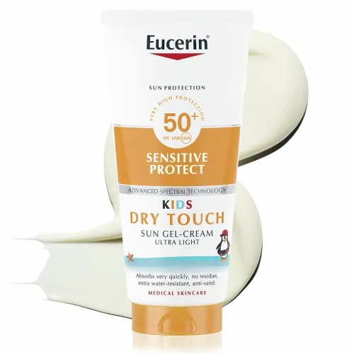 Product image of EUCERIN SUN PÄIKESEKAITSE GEEL-KREEM LASTELE SPF50+ 200ML