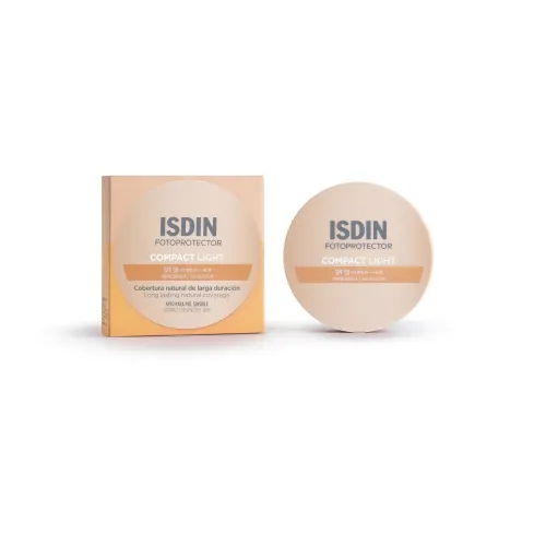 Product image of ISDIN SUN KOMPAKTPUUDERKREEM SPF50 (LIGHT) 10G