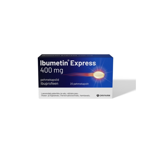 Product image of IBUMETIN EXPRESS PEHMEKAPSEL 400MG N20