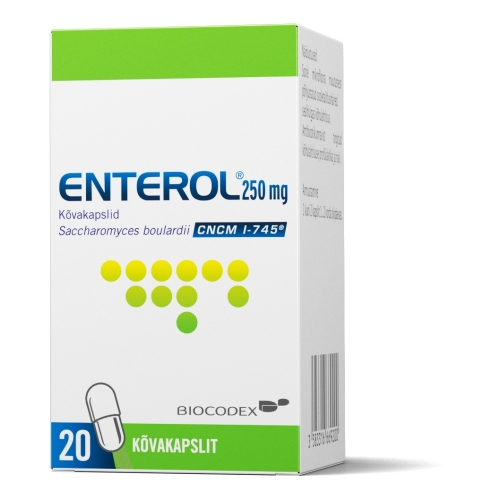 Product image of ENTEROL CAPS 250MG N20