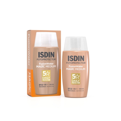 Product image of ISDIN SUN PÄIKESEKAITSEEMULSIOON MAGIC MEDIUM SPF50 50ML