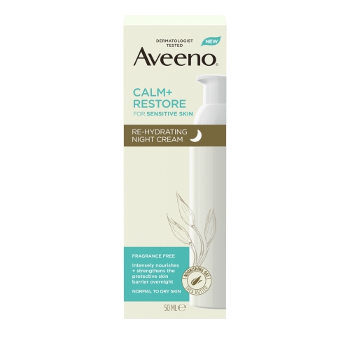 Product image of AVEENO CALM+RESTORE ÖÖKREEM 50ML