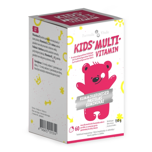Product image of FORMULA VITALE KIDS+ MULTI KUMMIKARUKESED N60