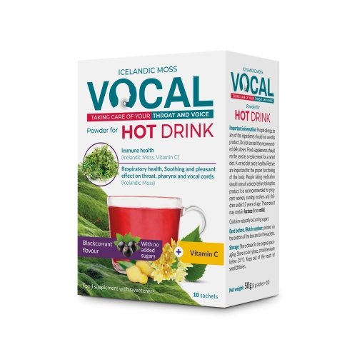 Product image of VOCAL PULBER KUUM JOOK MUSTSÕSTRA MAITSEGA N10