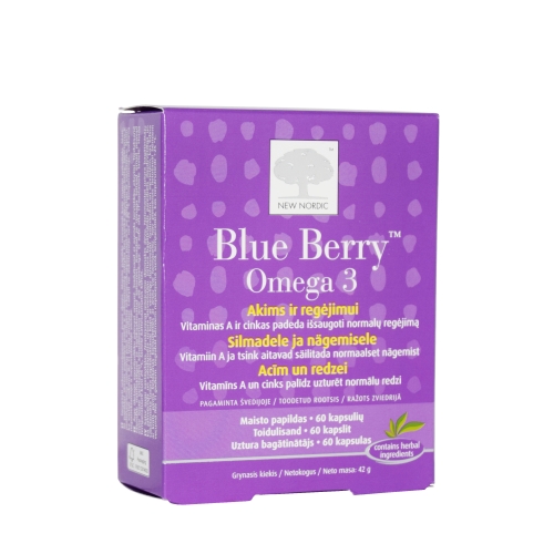 NEW NORDIC BLUE BERRY OMEGA-3 CAPS N60 - Tootepilt 