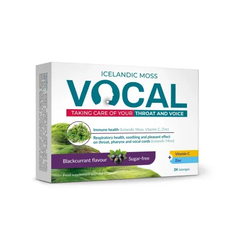 Product image of VOCAL IMEMISTABLETID MUSTSÕSTRAMAITSELISED N24