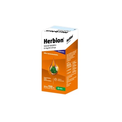 Product image of HERBION ISLANDI KÄOKÕRV SIIRUP 6MG/1ML 150ML N1