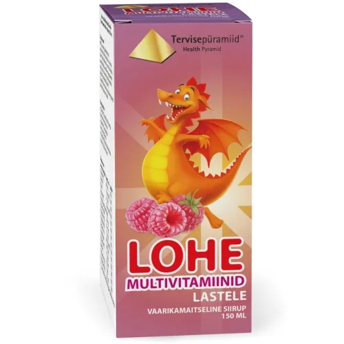 Product image of TERVISEPÜRAMIID LOHE MULTIVITAMIINID LASTELE SIIRUP 150ML
