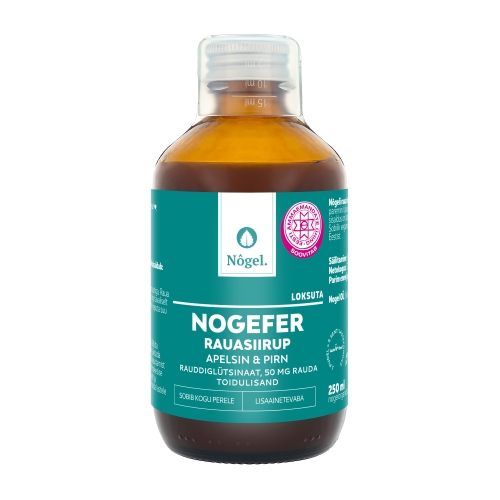 Product image of NOGEFER RAUASIIRUP 50MG 250ML
