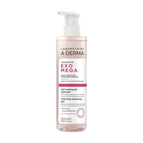 Product image of A-DERMA EXOMEGA NÄO PUHASTUSGEEL RAHUSTAV 200ML