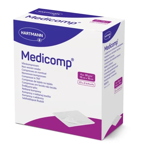 MEDICOMP TAMPOONID STER 10X10CM N25X2