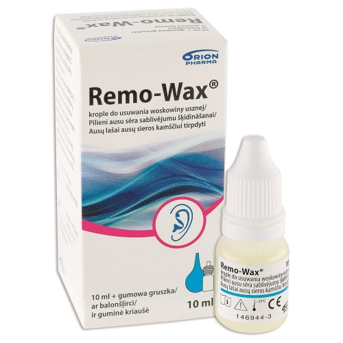 Product image of REMO-WAX KÕRVAPUHASTUSTILGAD 10ML + KÕRVAPUMP