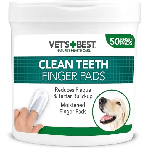 Product image of Vets Best koera/kassi hambapuhastuslapid näpule N50