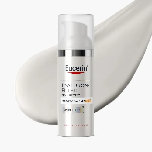 EUCERIN HYALURON FILLER+LONGEVITY PÄEVAKREEM SPF30 50ML - Tootepilt 