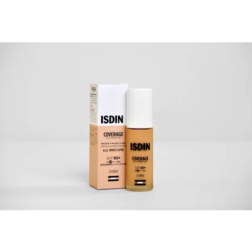 ISDIN JUMESTUSKREEM COVERAGE SPF50+ 30G 2.0 BEIGE - Tootepilt 7