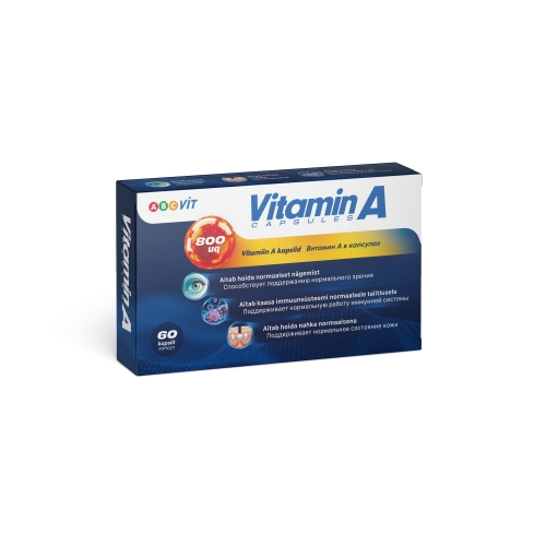 VITAMIIN A CAPS ABC VIT N60 - Tootepilt 