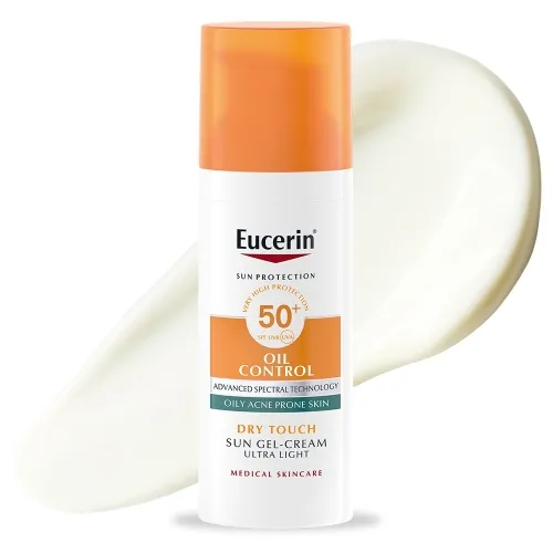 Product image of EUCERIN SUN OIL CONTROL PÄIKESEKAITSE GEEL-KREEM SPF50+ 50ML