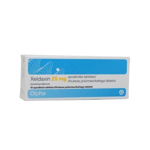 Product image of XELDAXIN 25MG ÕHUKESE POLÜMEERKATTEGA TBL N10