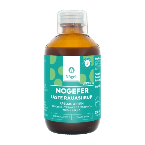 Product image of NOGEFER LASTE RAUASIIRUP 250ML