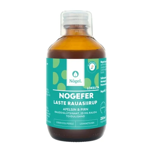 Product image of NOGEFER LASTE RAUASIIRUP 250ML