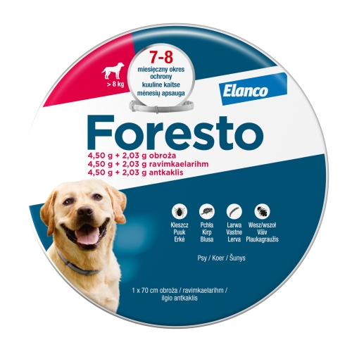 Product image of FORESTO RAVIMKAELARIHM 4,50G+2,03G/45G (70CM) N1 (KOER >8KG)