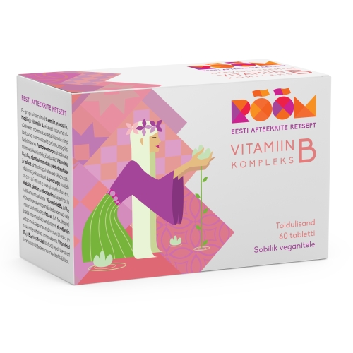 RÕÕM VITAMIIN B KOMPLEKS TBL N60 UUS