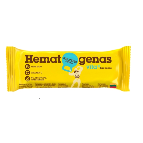 Product image of HEMATOGEEN (LINASEEMNED +VITAMIINID) 50G