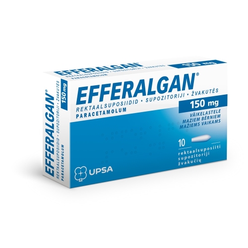 Product image of EFFERALGAN REKTAALSUPOSIIT 150MG N10