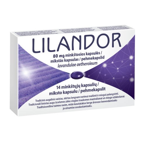 Product image of LILANDOR PEHMEKAPSEL 80MG N14