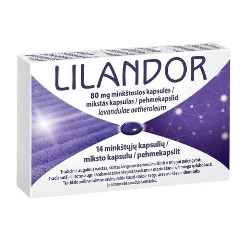 Product image of LILANDOR PEHMEKAPSEL 80MG N14