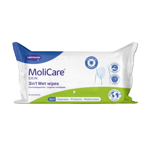 MOLICARE SKIN SALVRÄTIKUD NIISUTATUD 3 IN1 N30 - Tootepilt 