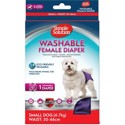 Product image of Simple Solution pestav mähe emasele koerale, S suurus, 1 tk
