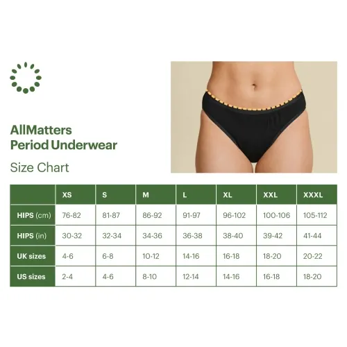 ALLMATTERS BIKINI ALUSPÜKSID LEKKEKINDLAD M - Tootepilt 1