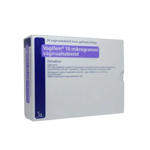 Product image of VAGIFEM VAGINAALTBL 10MCG N24