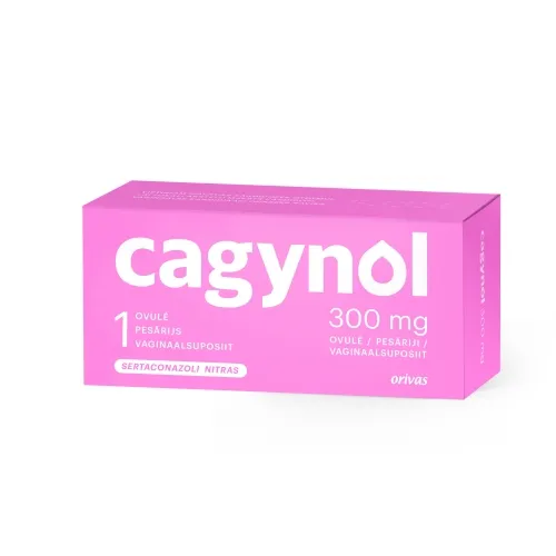 CAGYNOL VAGIN SUPP 300MG N1