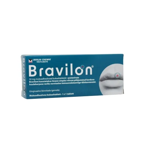 Product image of BRAVILON MUKOADHESIIVNE BUKAALTBL 50MG N1