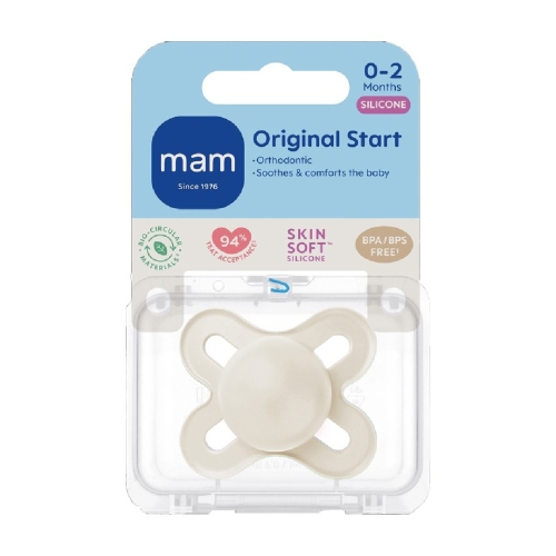 Product image of MAM START RÕNGASLUTT SILIK. 0-2 KUUD NEUTRAL N1