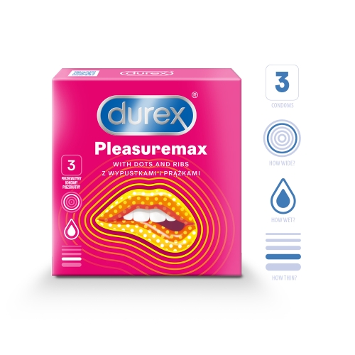 DUREX KONDOOMID PLEASUREMAX N3 - Tootepilt 