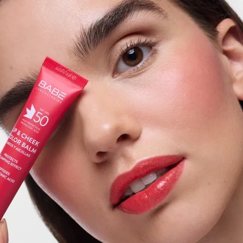 BABE HUULE- JA PÕSEPUNA PALSAM PUNANE SPF50 20ML - Tootepilt 3
