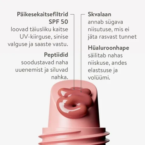 BABE HUULE- JA PÕSEPUNA PALSAM ROOSA SPF50 20ML - Tootepilt 5