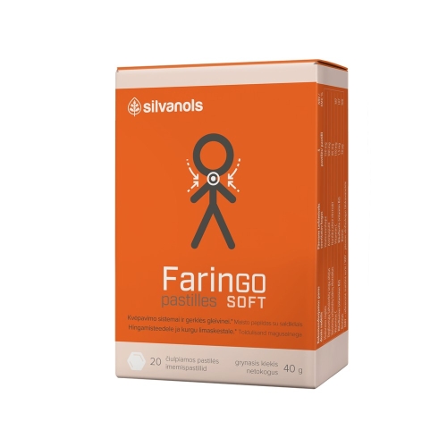 Product image of FARINGO SOFT KURGUPASTILLID N20