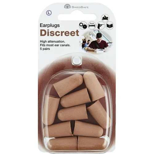 Product image of KÕRVATROPID SWEDSAFE DISCREET LARGE PEHMEST VAHUST BEEŽID N10 5-PAARI