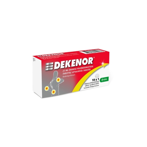 Product image of DEKENOR KATTEGA TBL 25MG N10