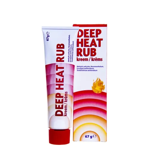 DEEP HEAT RUB KREEM 128+59,1+19,7+14,7MG/G 67G - Tootepilt 