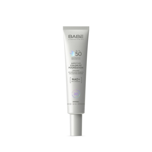 BABE MINERAALNE TOONIV JUMESTUSFLUID SPF50 40ML - Tootepilt 