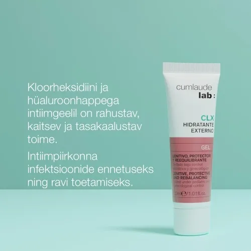 CUMLAUDE CLX INTIIMGEEL VÄLISTELE SUGUELUNDITELE 30ML - Tootepilt 2